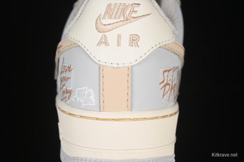Nike Air Force 1'07 Low Love Letter Casual Sneakers - DB3301-111