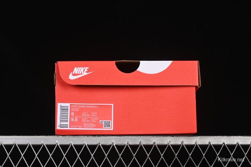 Nike Zoom Vomero 5 Retro Casual Running Shoes with Lightweight Cushioning - HF1877-001
