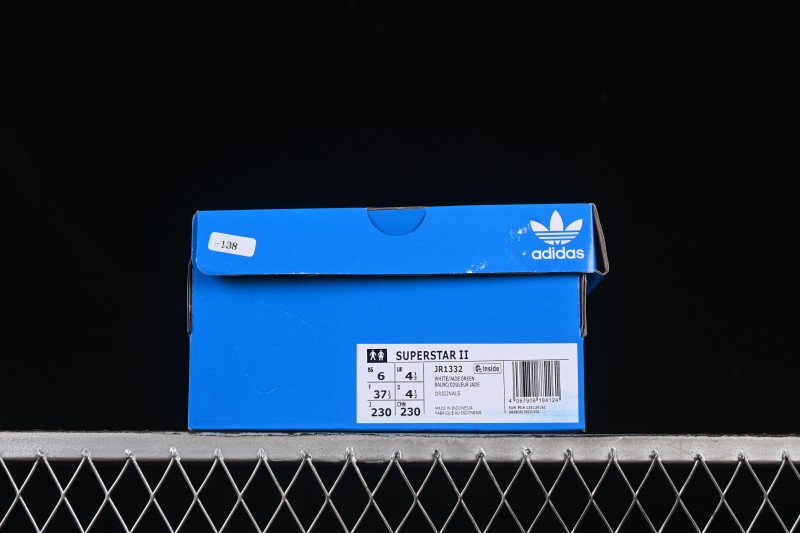Adidas Superstar II Casual Sneakers with Shell Toe Design - JR1332