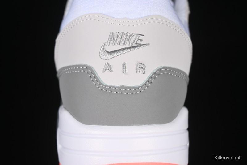 Nike Air Max 1 Retro Running Shoes with Half-Sole Air Cushion - 599820-100