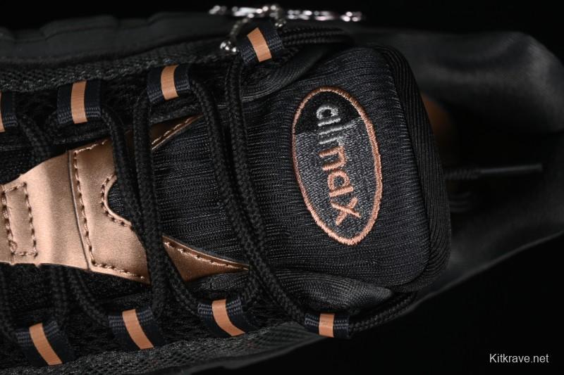 Nike Air Max 95 Retro Cushioned Running Shoes - HQ6457-001