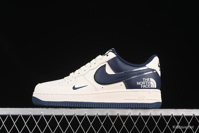Nike Air Force 1'07 Low North Face Collaboration Dark Blue Sole Casual Sneakers - ZH2598-318