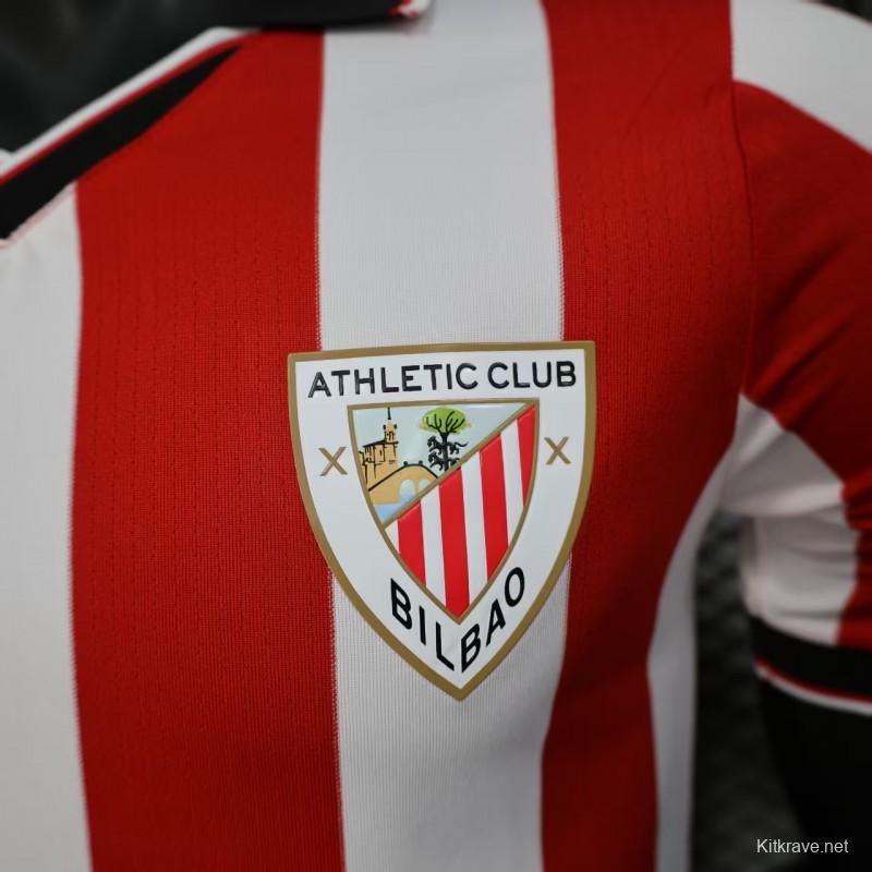 Player Version 25/26 Athletic Bilbao Home Jersey
