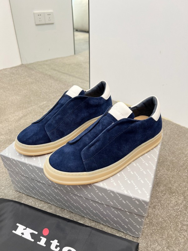 Kiton Men's Four Seasons Classic Casual Slip-On Loafer - AS00320