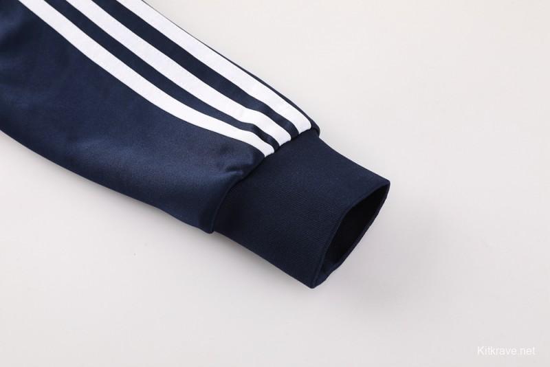 25/26 Real Madrid Navy Full Zipper Jacket +Long Pants