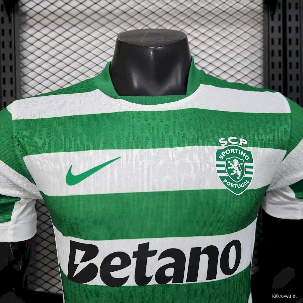 2025/26 Player Version Sporting CP Home Jersey