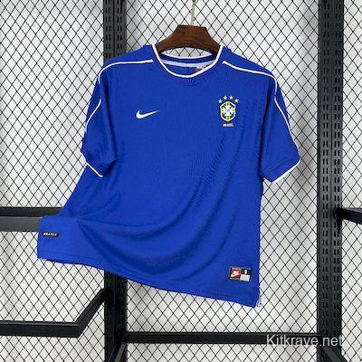 Retro 1998 Brazil Away Jersey