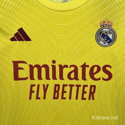 2025/26 Kids Real Madrid Yellow Goalkeeper Kit