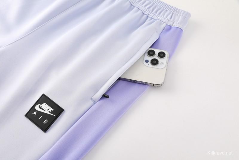 2025 NIKE Purple Full Zipper Jacket + Long Pants