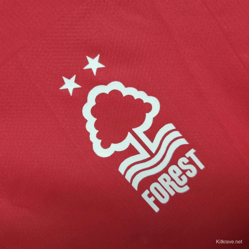 25/26 Nottingham Forest Jacket Red Windbreaker