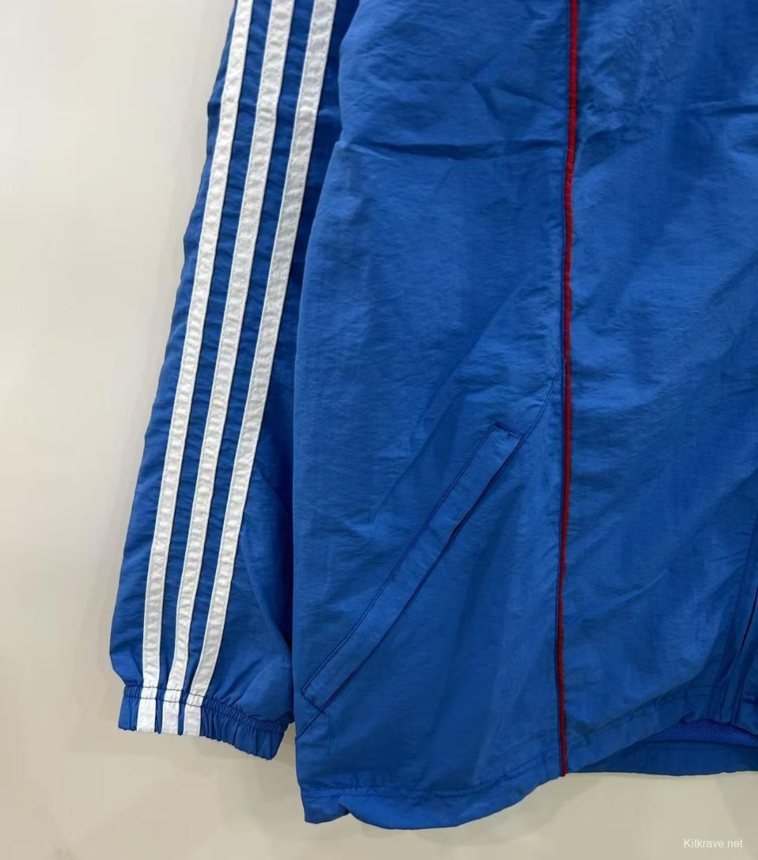 25/26 Manchester United Blue Windbreaker Windbreaker