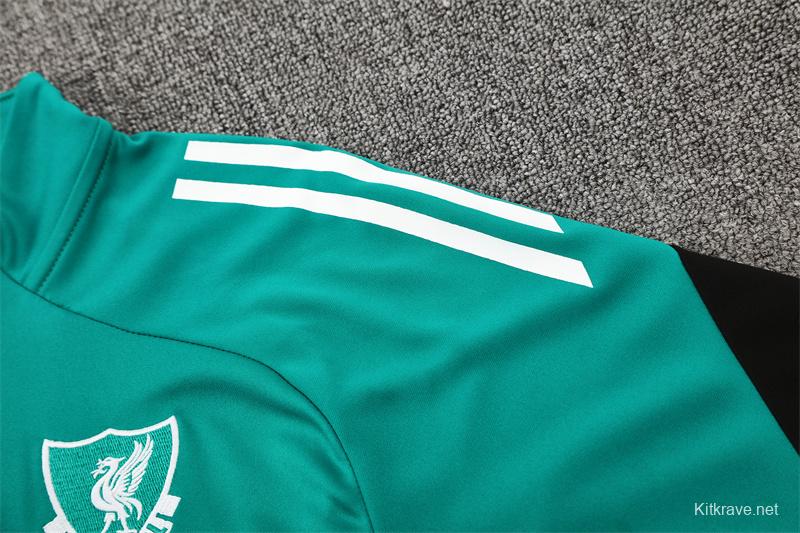 25/26 Liverpool Green Half Zipper Jacket+Long Pants