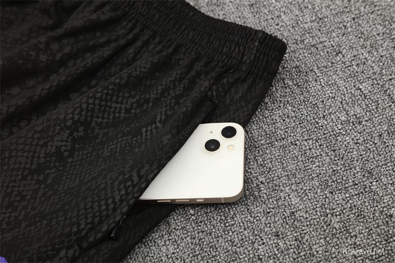 25/26 Barcelona Black Joint Edition Half Zipper Jacket+Long Pants