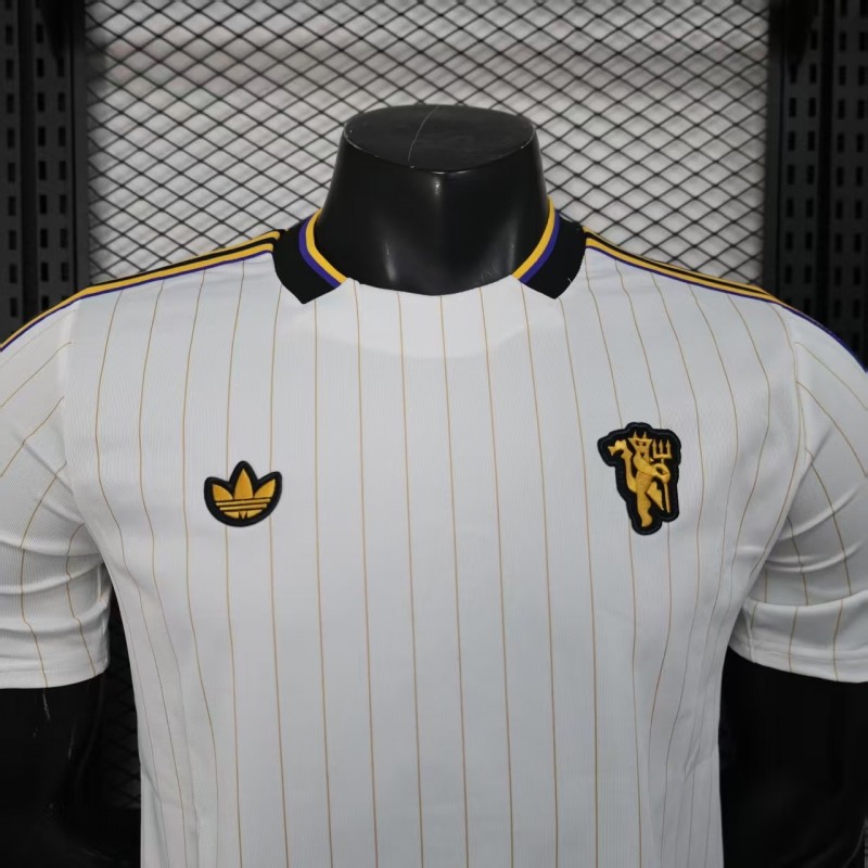 Player Version 25/26 Manchester United White Casual Jersey