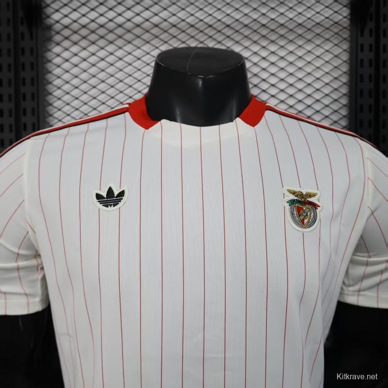 Player Version 25/26 Benfica White Casual Jersey
