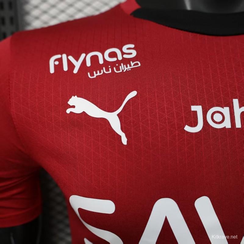 Player Version 25/26 Al Hilal Red Jersey