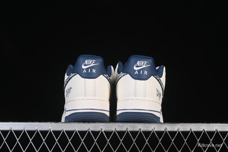 Nike Air Force 1 '07 Low Dior Collaboration Milan Embroidery Low-Top Casual Sneakers - XD2588-608
