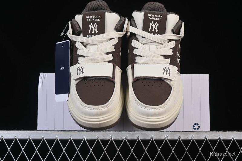 New York Yankees Chunky Liner Magic Strap Lightweight Platform Casual Sneakers - 3ASXW015N50BRS