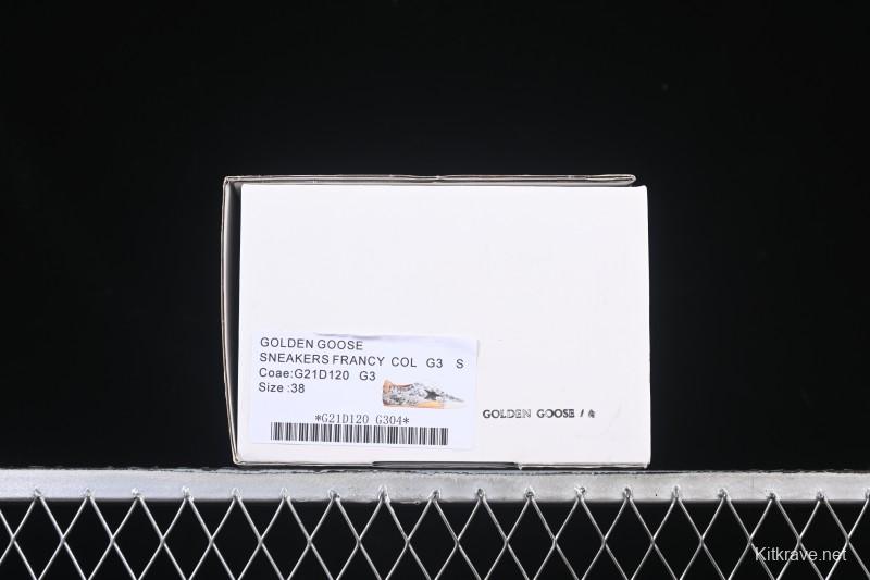 Golden Goose True Star Distressed Leather Sneakers - GGDB