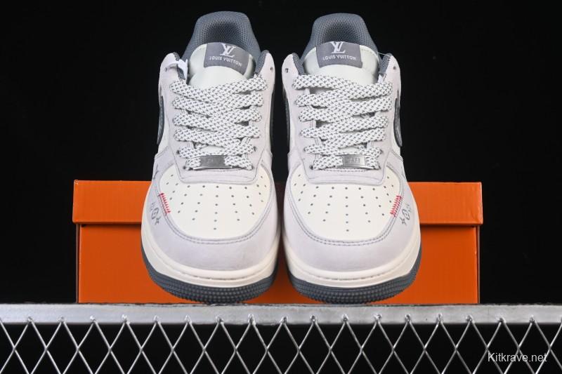 Nike Air Force 1 '07 Low LV Collaboration Grey Hook Woven Label Casual Sneakers - CX5050-Y25