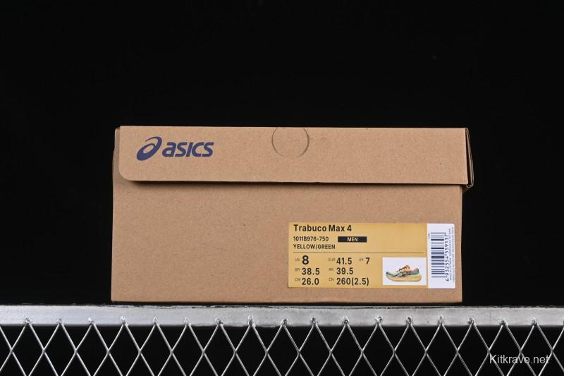 Asics Trabuco Max 4 Sports Casual Breathable Professional Running Shoes - 1011B976-750
