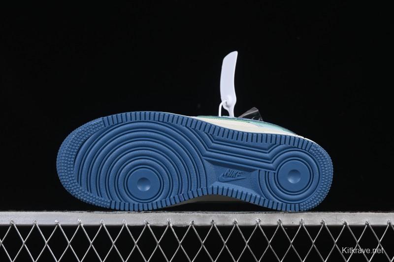 Nike Air Force 1 '07 Low LV Collaboration White Blue Casual Sneakers - YF9511-809