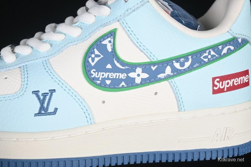 Nike Air Force 1 '07 Low LV Collaboration White Blue Casual Sneakers - YF9511-809