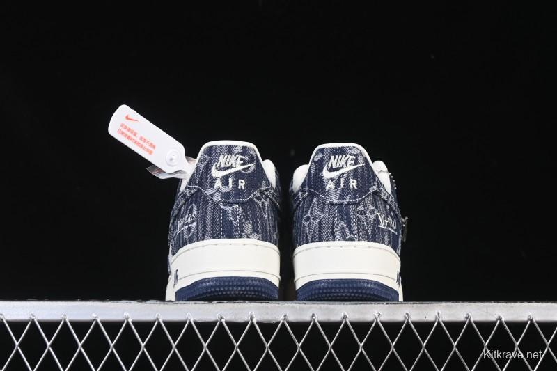 Nike Air Force 1 '07 Low LV Collaboration White Blue Casual Sneakers - YF9511-812