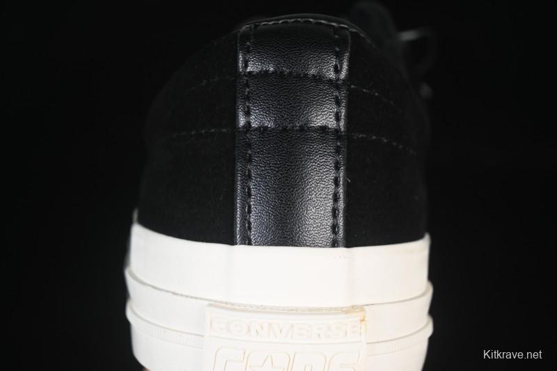 Converse One Star Suede Black Low Top Casual Skate Shoes - 149908C