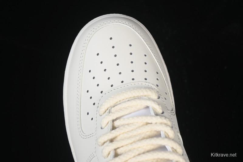 Nike Air Force 1 '07 Low Casual Sneakers in White Black - ZH0318-128