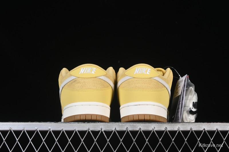 Nike SB Dunk Low Saturn Gold Low-Top Skate Shoes - FJ1674-700