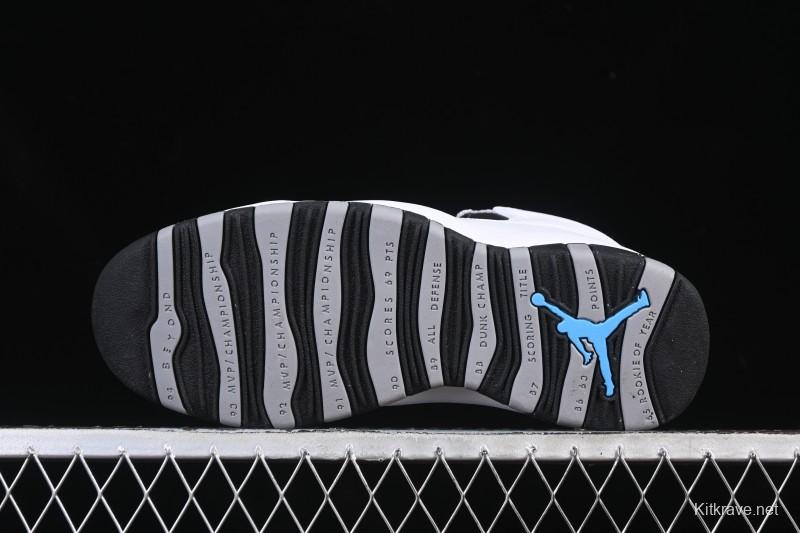 Nike Air Jordan 10 Retro Light Steel Grey Basketball Shoes - HJ6779-104