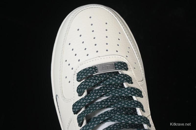 Nike Air Force 1'07 Mid Casual Shoes with Reflective Design and Full-Length Air Cushion - XL0236-235