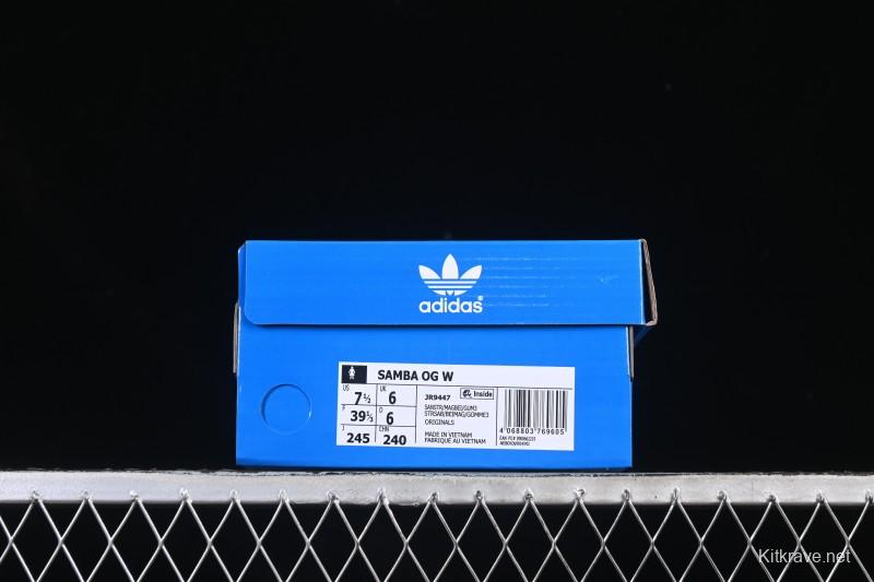 Adidas Samba OG Classic Casual Skate Shoes - JR9447