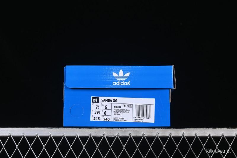 Adidas Samba OG Classic Casual Sneakers - JR0891