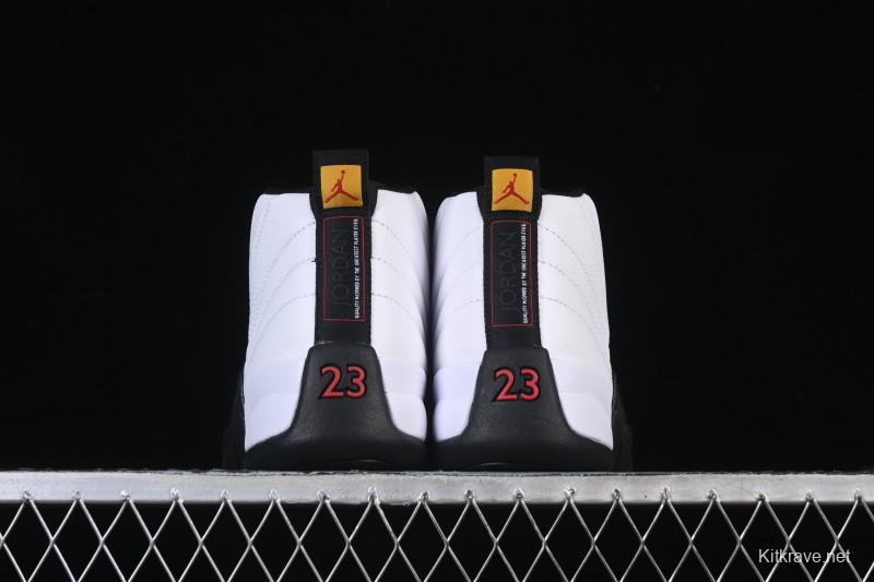 Nike Air Jordan 12 Retro Taxi Gold Buckle Basketball Shoes - CT8013-117