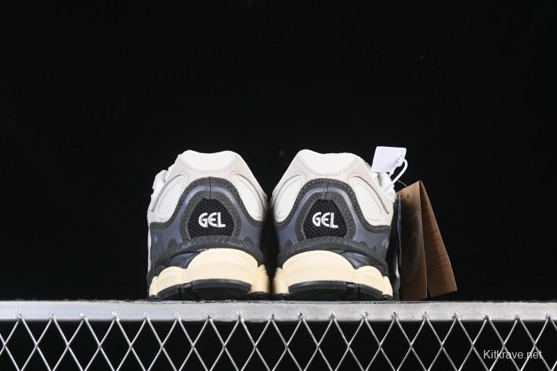 Asics Gel-NYC Retro Running Shoes with Breathable Mesh and Suede Upper - 1203A383-111