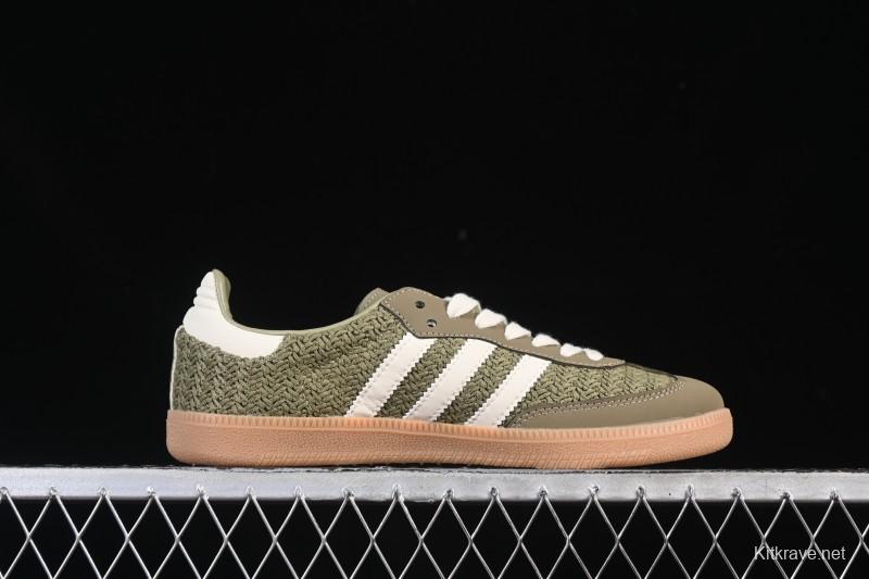 Adidas Samba OG Classic Casual Skate Shoes - JR9447