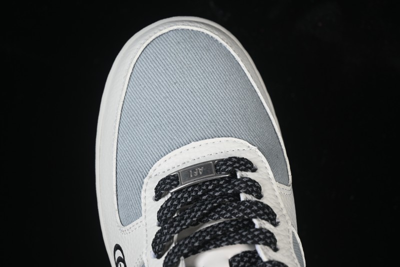 Nike Air Force 1'07 Low Gucci Collaboration White Gray Black Casual Sneakers - YF9511-808