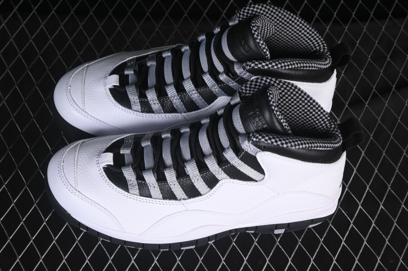 Nike Air Jordan 10 Retro Light Steel Grey Basketball Shoes - HJ6779-104