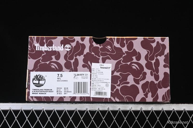 Timberland Bape Undefeated Triple Collaboration Limited Edition Waterproof Boots - TB0A1R7Y231