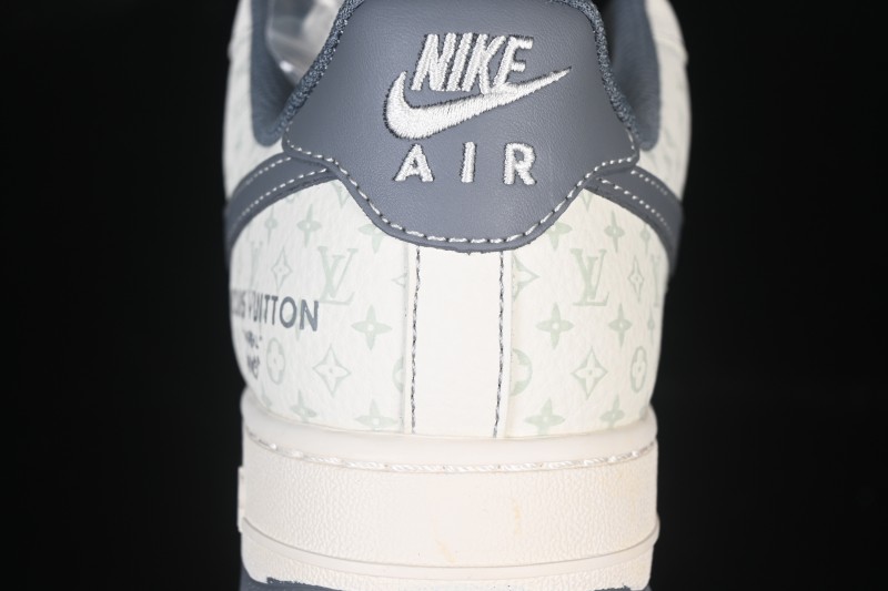 Nike Air Force 1 '07 Low LV Collaboration Beige Black Woven Label Casual Sneakers - CX5050-Y08