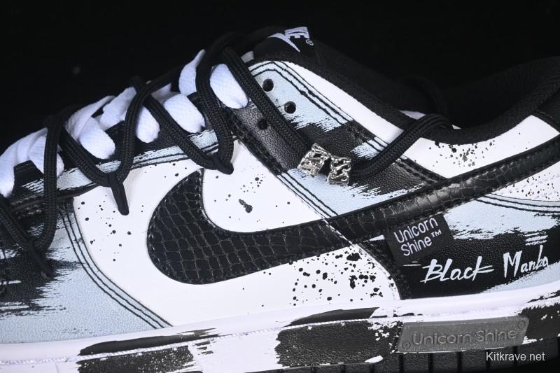 Nike SB Dunk Low Strap Custom Low-Top Casual Skate Shoes - DD1391-100