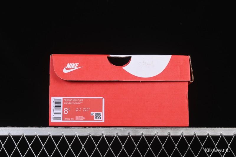 Nike Air Max Plus Retro Running Shoes with Air Cushion Technology - HF0552-001