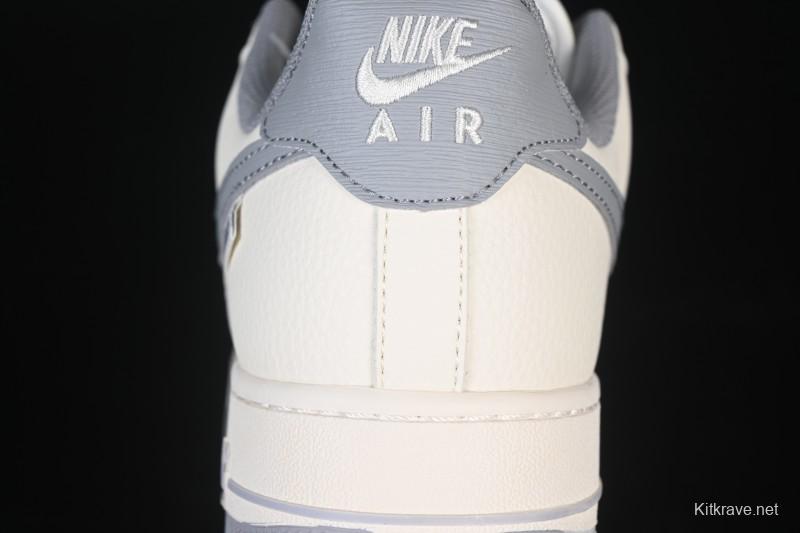 Nike Air Force 1'07 Low Classic Gray Casual Sneakers - SM6668-106