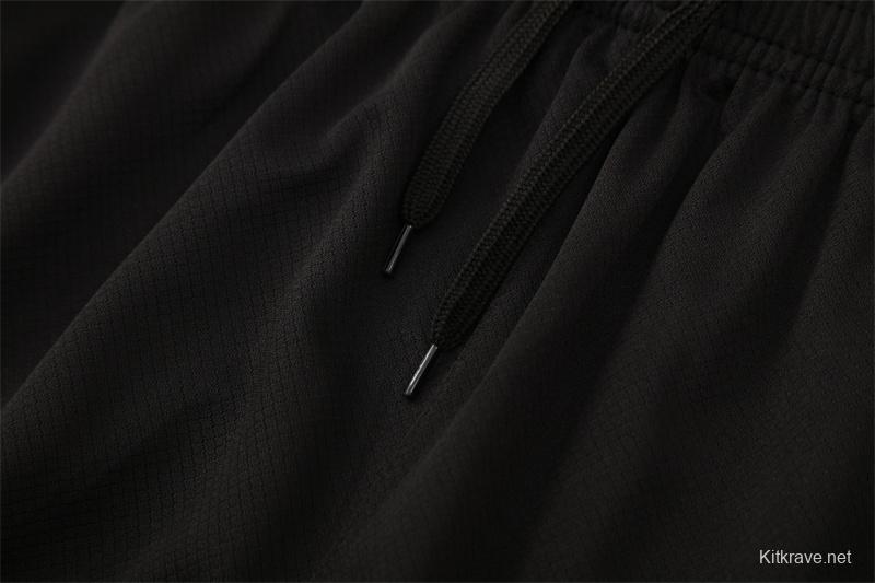 25/26 PSG Black T90 with XS Short Sleeve+Soccer Shorts