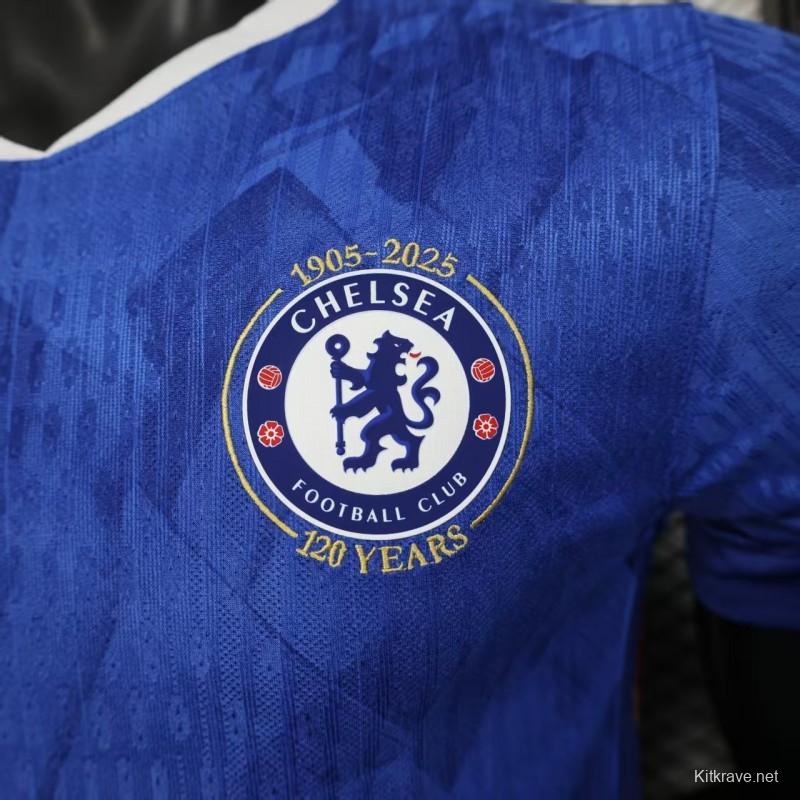 Player Version 25/26 Chelsea Blue 120Th Anniversary Jersey
