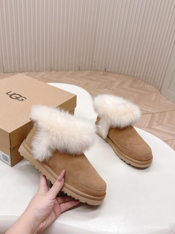 UGG 2025/SS New Long Fur Snow Boots - KFY00280