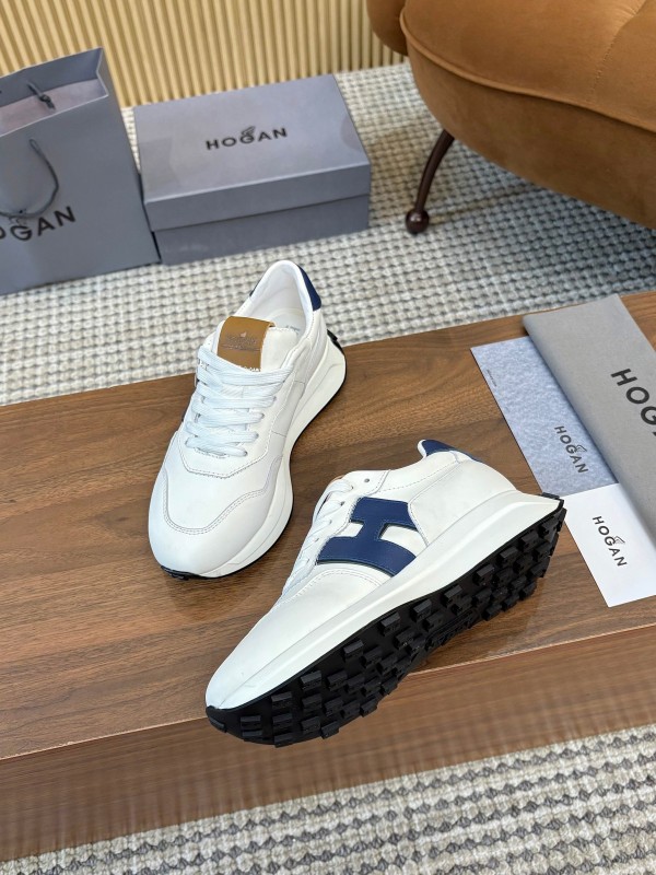 Hogan H-STRIPES Series Couple Thick Sole Dad Shoes Airship Shoes Casual Sports Shoes - AS00350