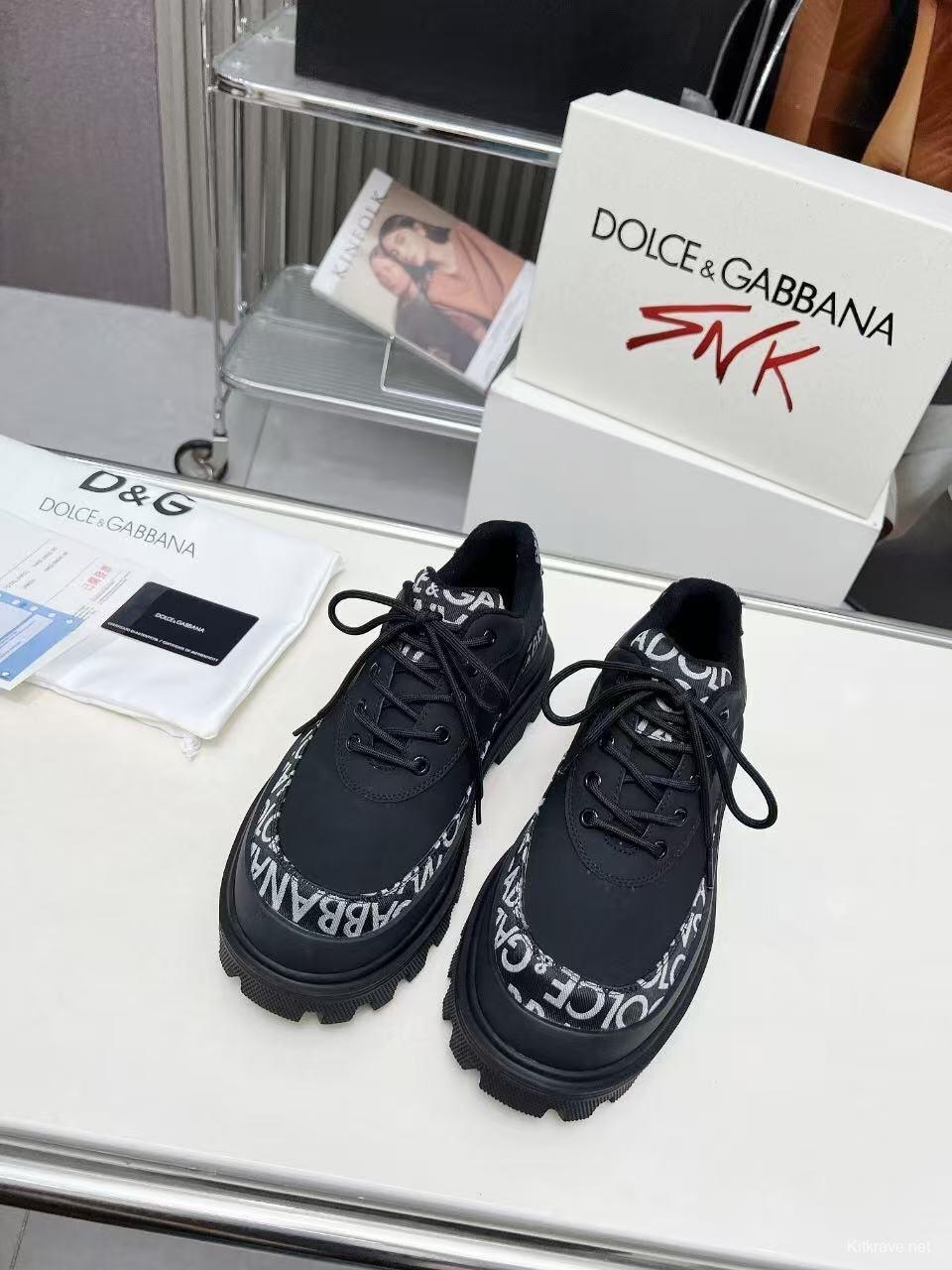 D&G Chunky Derby Casual Big Head Shoes - AS00340